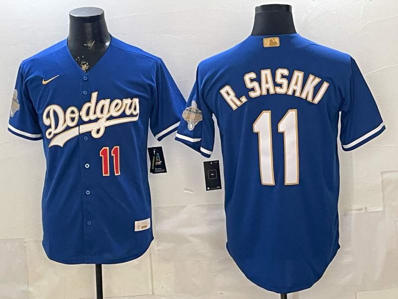 Men Los Angeles Dodgers #11 R.Sasaki blue Game 2026 Nike MLB Jersey 4014003